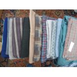 A box of wool dressmaking fabric (14)