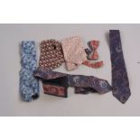 A Collection of Silk 'Liberty' Ties. & a
