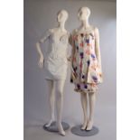 Two 1980's Formal Summer Dresses.  To in