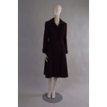 A 1940/50's Style Wool Coat Labelled 'Ma