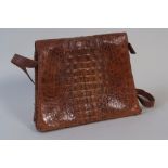 A Vintage Alligator Shoulder Bag.  This