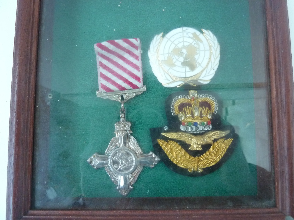 A mounted group of an Air Force Cross (c