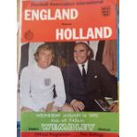 England football match day programmes, 5