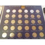 Two football coin collection, FA cup cen