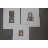 Three Isabelle Brent artist proof prints