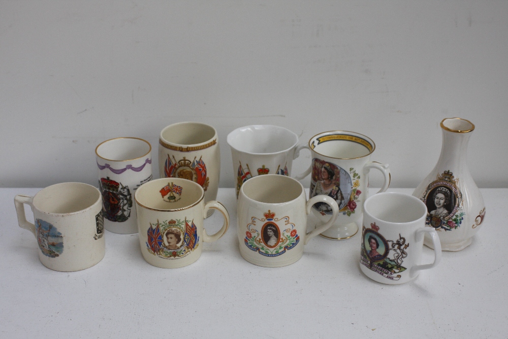 A quantity of commemorative ware to incl