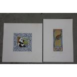Two Isabelle Brent artist proof prints o