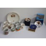 A quantity of commemorative ware to incl