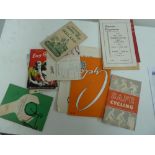 A selection of cycling ephemera including Geographica Cyclists Map of Ireland,