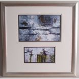 Robert Jennison NDD ATD RWA 'Quarry face, Dartmoor III' and 'Quarry face, Dartmoor IV',