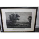 After Claude Lorrain, engraving by John Boydell,