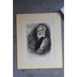 Kenneth Lynch, Tom Keating, engraving edition print number 5/35,