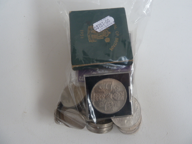 A collection of Elizabeth II Crowns, Half Crowns, and other coinage,