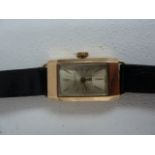 An Art Deco ladies wristwatch, by Winegartens,