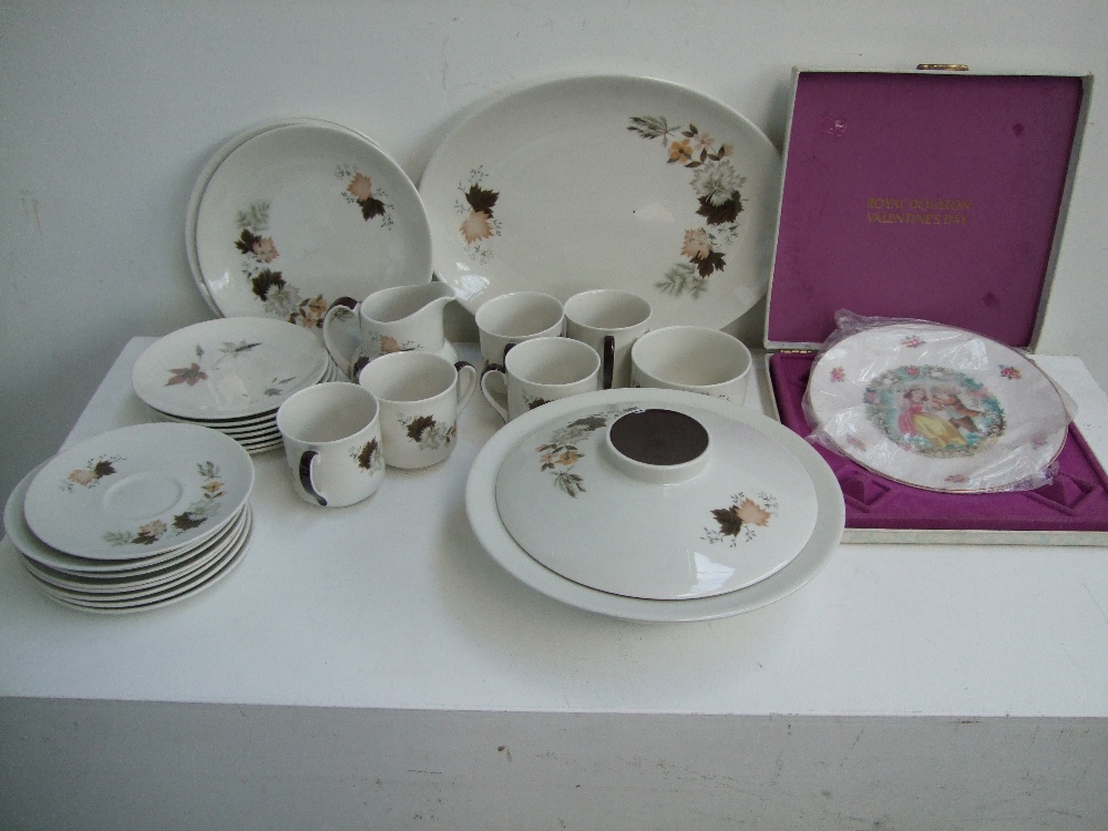 A Royal Doulton 'Westwood' part tea and dinner service,
