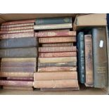 A collection of mainly novels by authors such as Galsworthy, Fenimore Cooper, Cervantes, Swift,