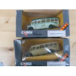 Two Corgi Classics in original boxes to include two Bedford type OB coaches