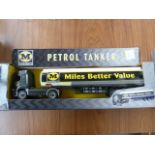 A Friction Power Push 'n' go Morrisons Petrol Tanker toy in original box