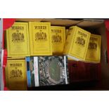 A run of nine Wisden Cricketers Almanac, from 1981 to 1989,