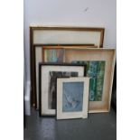 A quantity of pictures to include various original landscape paintings one signed 'Ian Lascelles