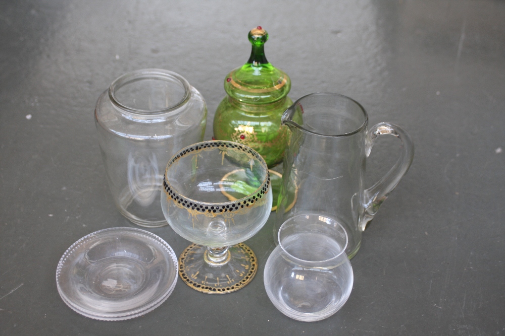 A quantity of glass to include a Dartington crystal clear glass poesy vase, - Image 2 of 2