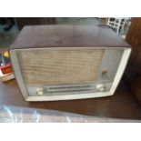 An Ecko Model A455 vintage radio