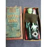 A Yone Automatic Action Coffin Bank