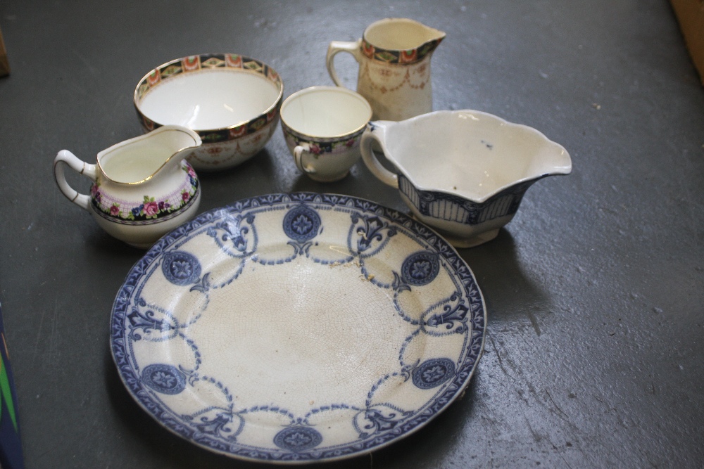 A selection of ceramics including F & Sons Ltd Halford, Burslem,