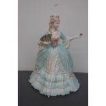 Coalport 'Marie Antoinette' figurine sculpted by John Bromley as part of the 'Femmes Fatales'