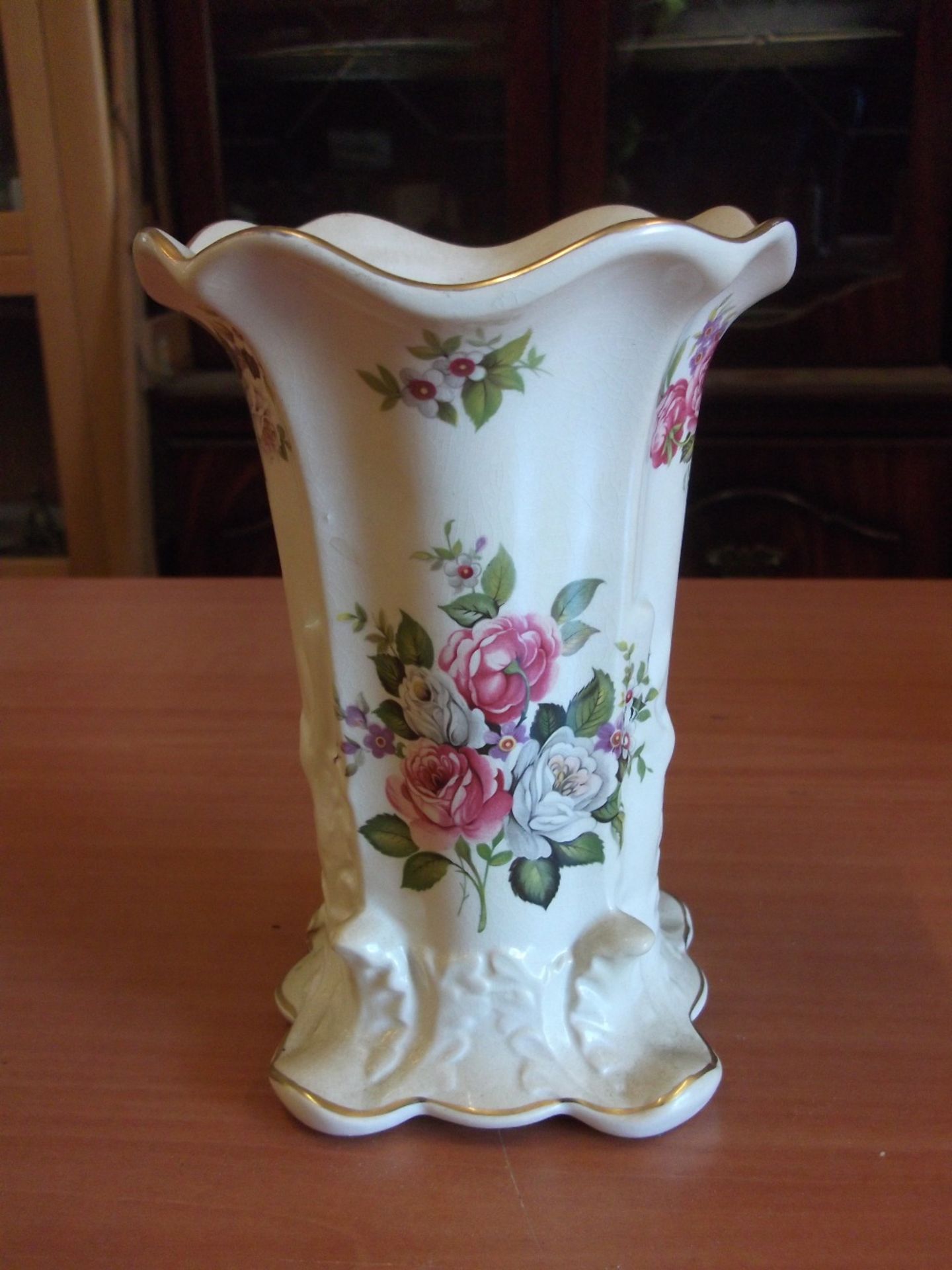 Old Foley Harmony Rose Vase