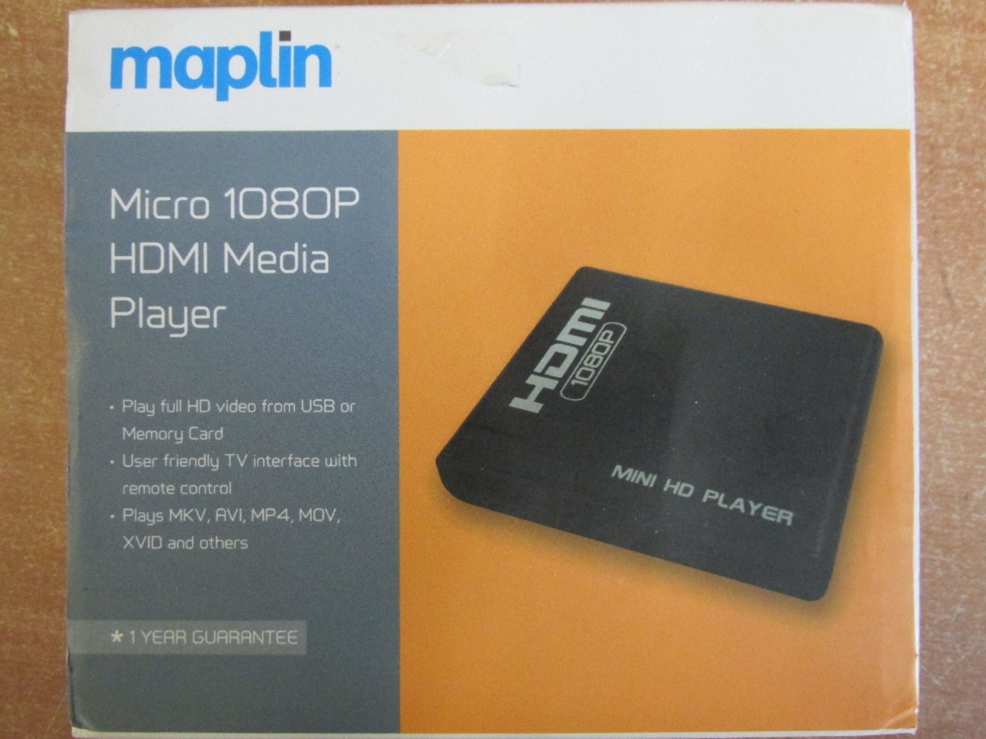 Maplin Micro 1080P HDMI Media Player