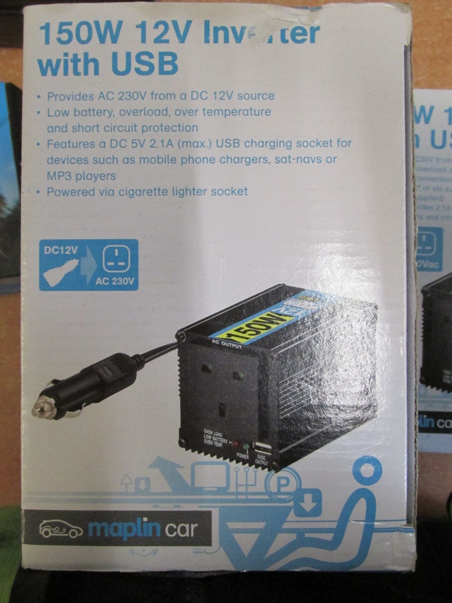 150w 12v Inverter with USB