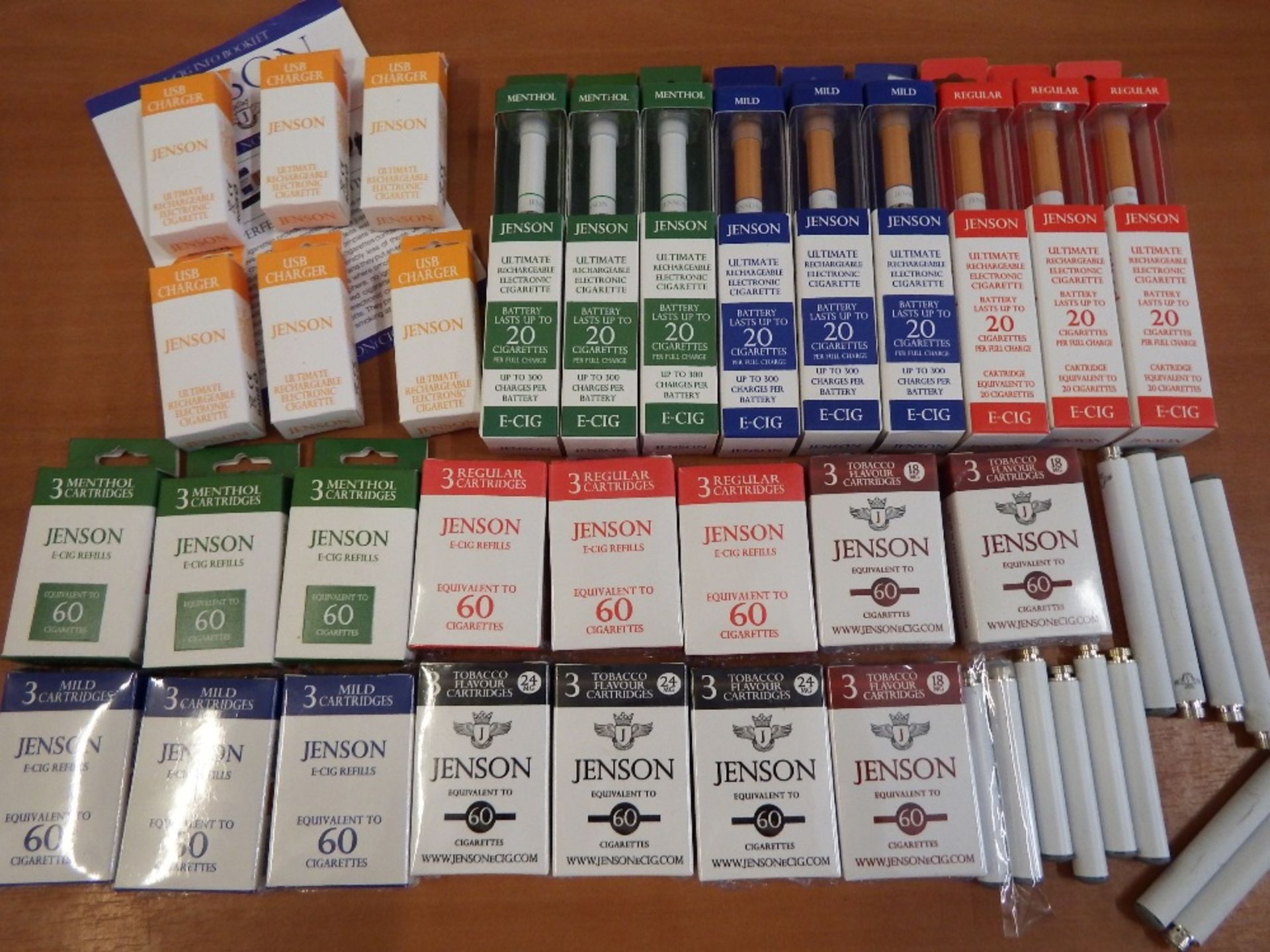 Jenson E-Cig - Grade A+ Stock Mostly Sealed Pack's Ready For Re-sale.  Over 18's Only. BASIC TRADE