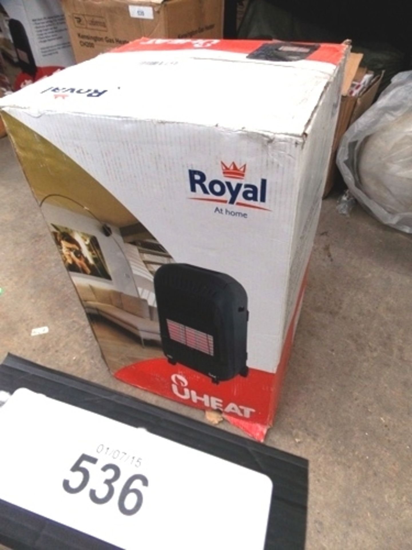 Royal U Heat Calor Gas cabinet heater - Working order