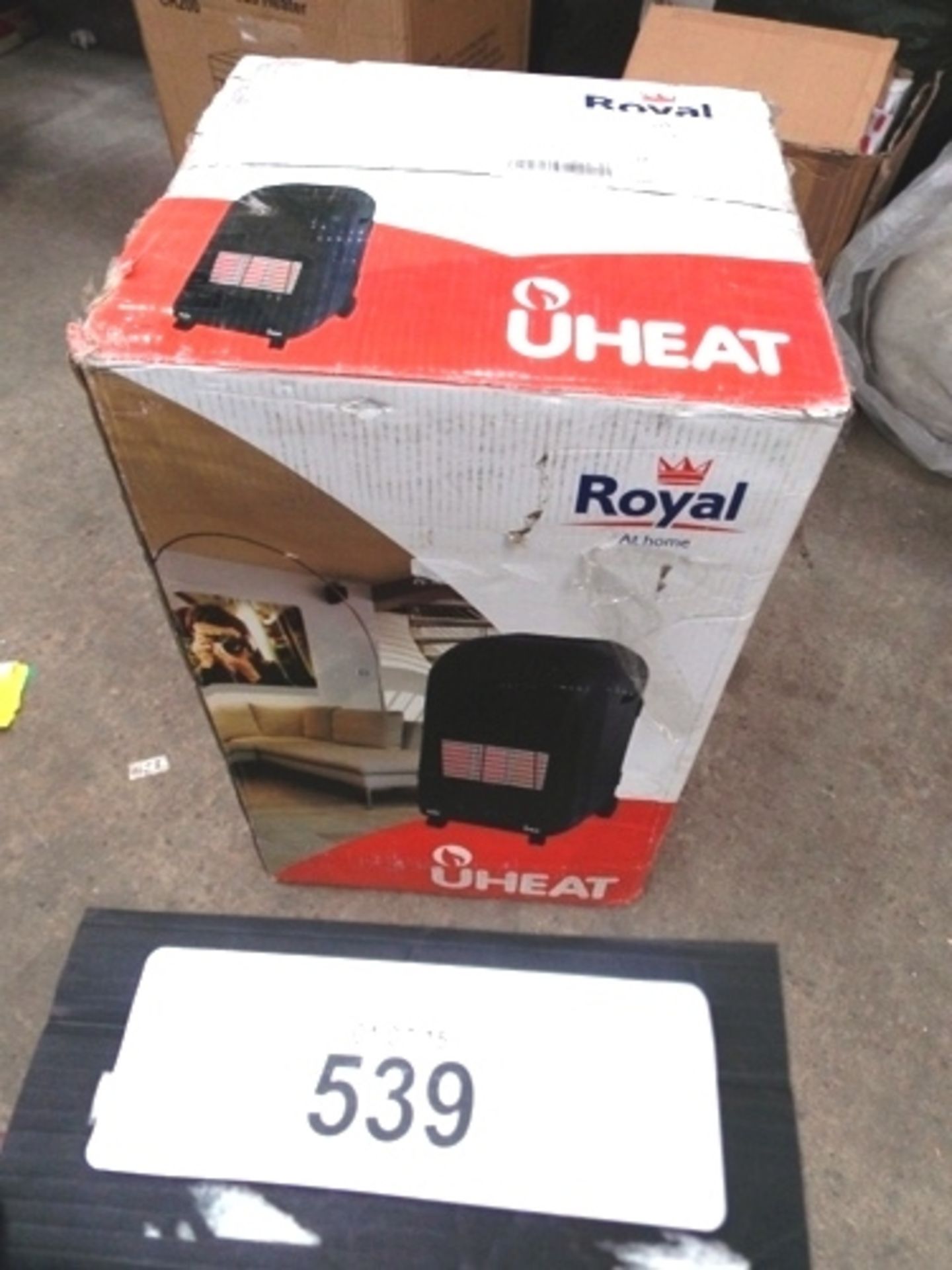 Royal U Heat Calor Gas cabinet heater - Working order