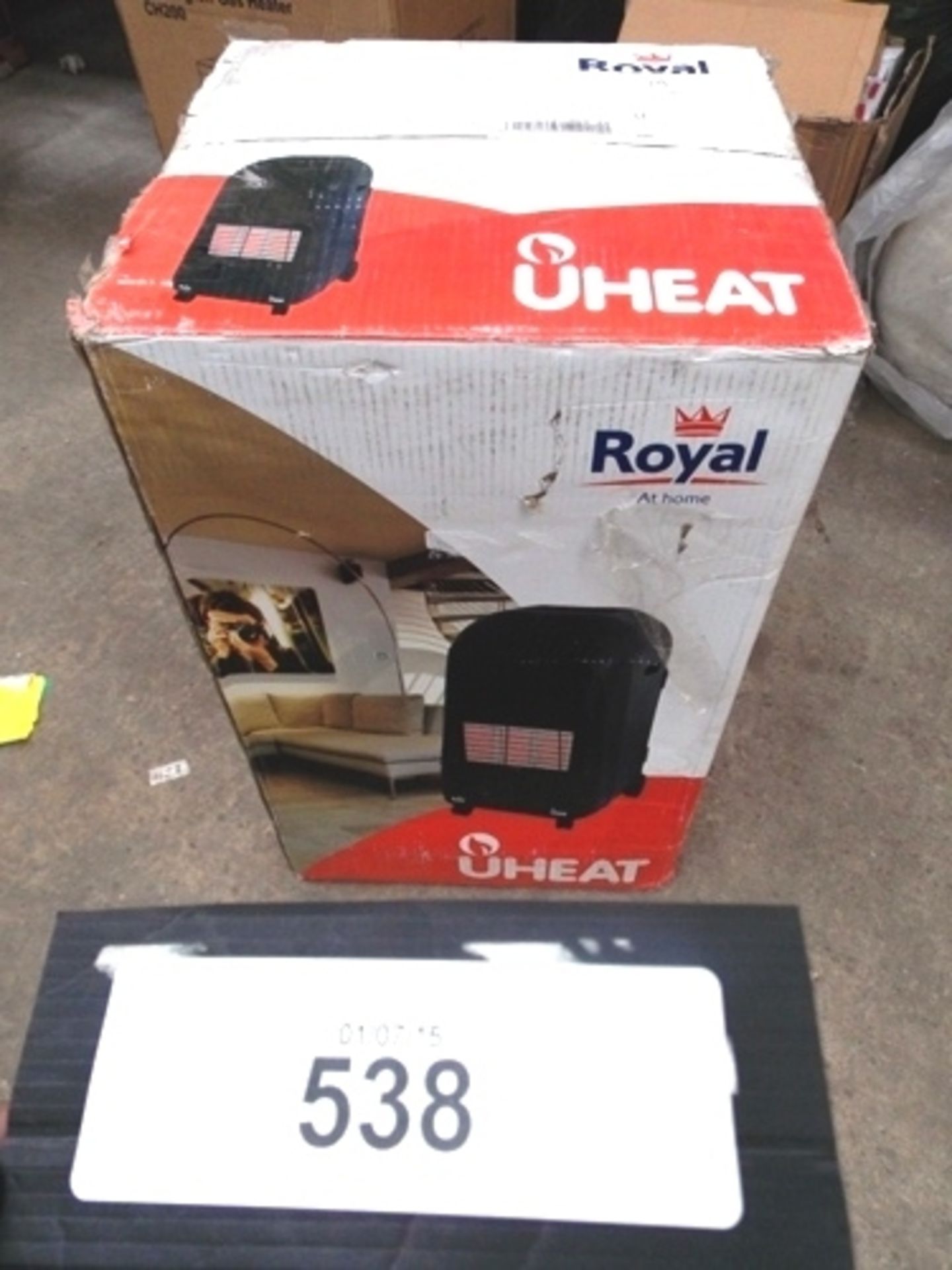 Royal U Heat Calor Gas cabinet heater - Working order