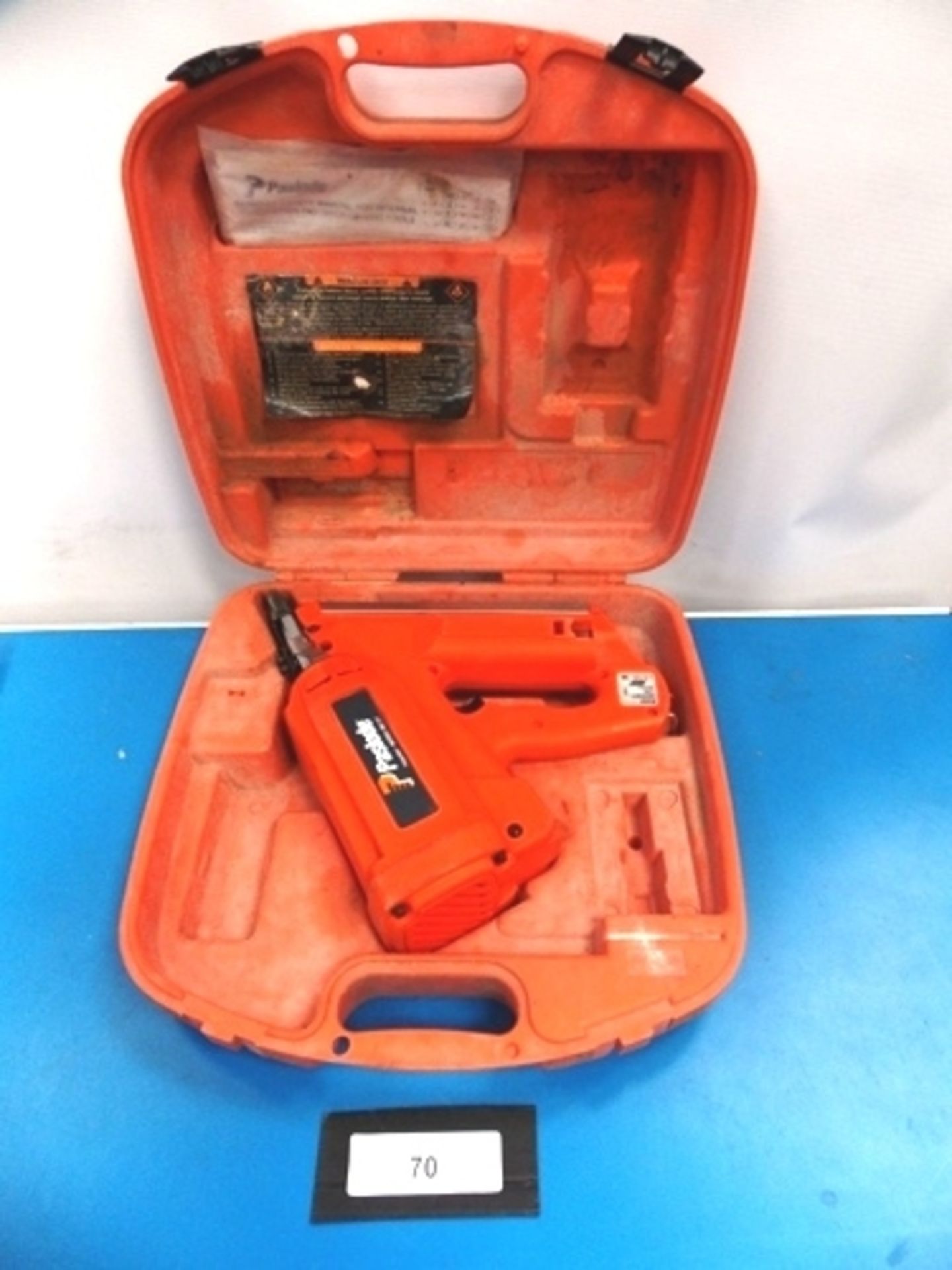 Paslode Impulse M350/90 CT nail staple gun in carry case - Second-hand