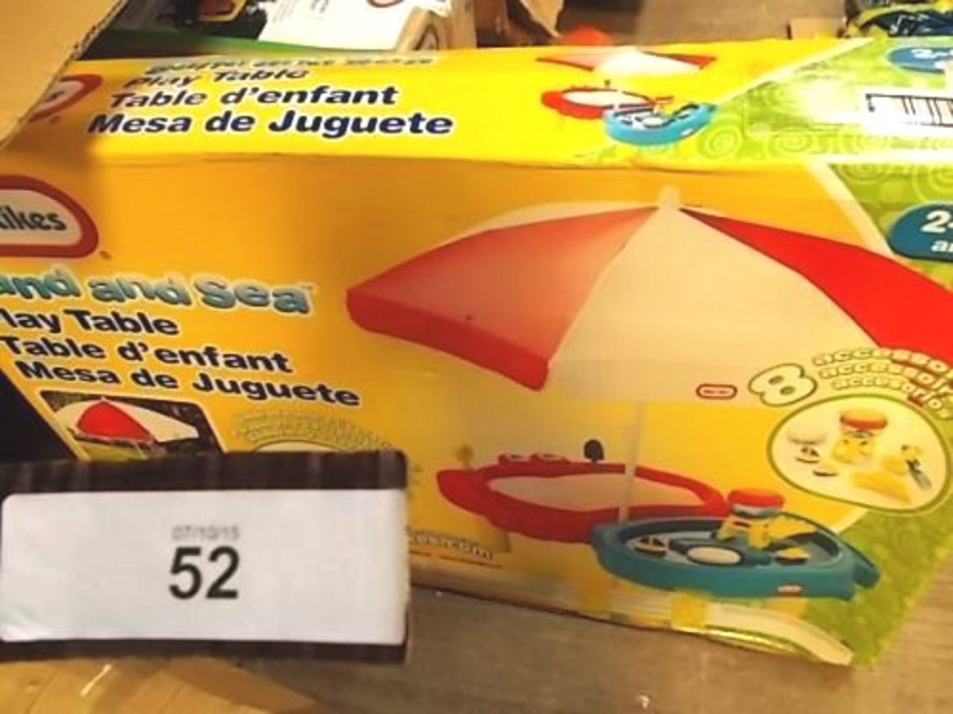 Little Tikes red sand and sea play table, 2 - 6+yrs - Boxed, appears in good condition