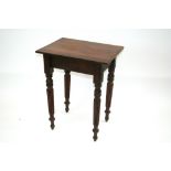 A 19th Century rosewood occasional table,