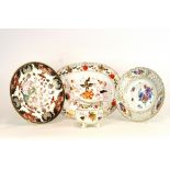 Four Meissen tea plates,