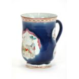 An 18th Century Chinese famille rose baluster mug,