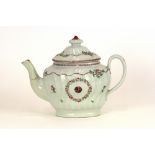 A 19th Century Newhall teapot, 18cm high,