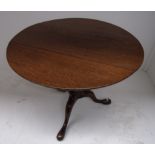 A George III circular occasional table w