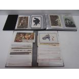 2 x postcard albums containing postcards