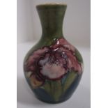 A Moorcroft baluster vase with tall neck