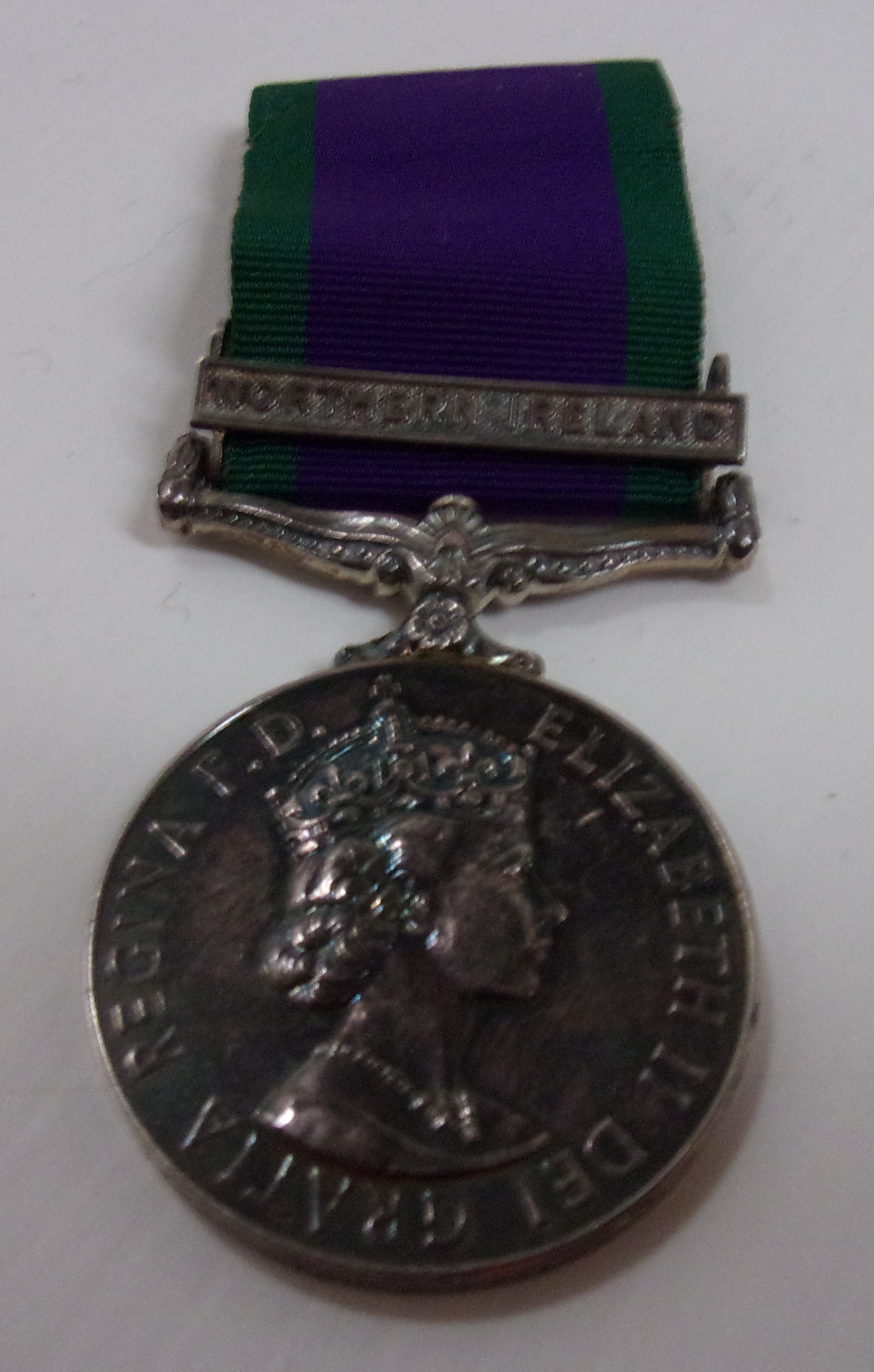 General Service medal to 24801704 Pte. A - Image 2 of 2