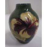 A Moorcroft baluster vase in Hibiscus de