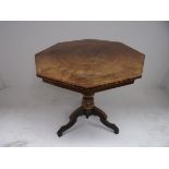 A Victorian mahogany centre table, the o