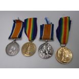 A 1914-18 War medal and Victory medal to