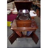 An H.M.V. "Table Grand" gramophone in ma
